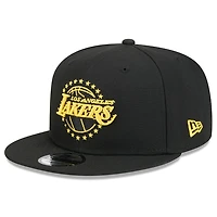 Los Angeles Lakers Black 2024-25 Alternate City Edition NBA New Era 9FIFTY Snapback Adjustable Hat