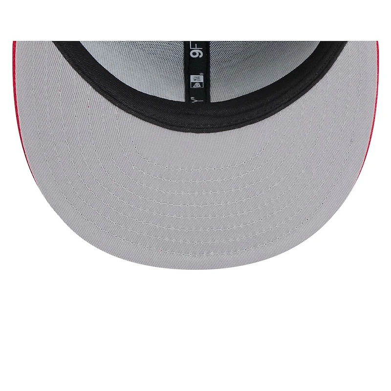 Golden State Warriors Navy and Red 2024-25 Alternate City Edition NBA New Era 9FIFTY Snapback Adjustable Hat