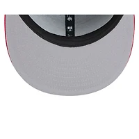 Golden State Warriors Navy and Red 2024-25 Alternate City Edition NBA New Era 9FIFTY Snapback Adjustable Hat