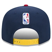 Golden State Warriors Navy and Red 2024-25 Alternate City Edition NBA New Era 9FIFTY Snapback Adjustable Hat