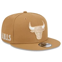 Chicago Bulls Tan 2024-25 Alternate City Edition NBA New Era 9FIFTY Snapback Adjustable Hat