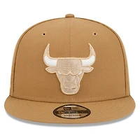 Chicago Bulls Tan 2024-25 Alternate City Edition NBA New Era 9FIFTY Snapback Adjustable Hat