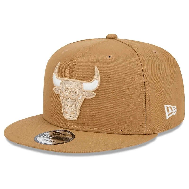 Chicago Bulls Tan 2024-25 Alternate City Edition NBA New Era 9FIFTY Snapback Adjustable Hat