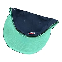 Dallas Cowboys Navy Pro Image Exclusive Super Bowl XXVII Patch Mint Green UV New Era 59FIFTY Fitted Hat