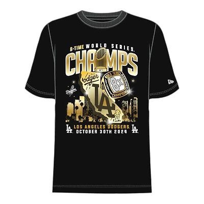 Los Angeles Dodgers 8-Time World Series Champs New Era T-Shirt