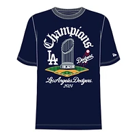 Los Angeles Dodgers Royal Blue Old English Champions New Era T-Shirt
