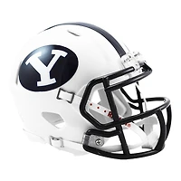 BYU Cougars White and Navy Riddell Speed Mini Helmet