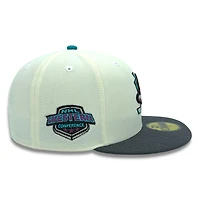 Anaheim Ducks Chrome and Graphite Western Conference Patch Blue UV New Era 59FIFTY Fitted Hat