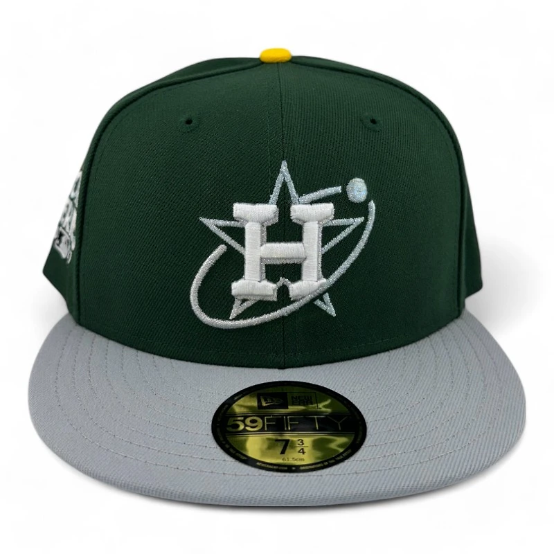 Houston Astros Cilantro Green and Gray 2017 WS Patch Red UV New Era 59FIFTY Fitted Hat