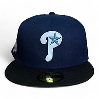 Philadelphia Phillies Navy and Black 1996 ASG Patch Gray UV New Era 59FIFTY Fitted Hat