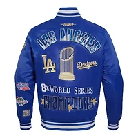 Los Angeles Dodgers Royal Blue 2024 World Series Pro Standard Rib Satin Jacket