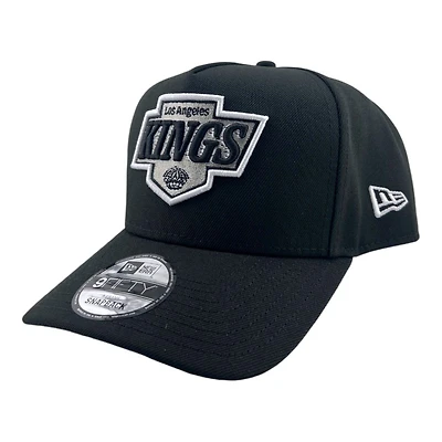 Los Angeles Kings Black Main Logo NHL New Era 9FIFTY A-Frame Snapback Hat