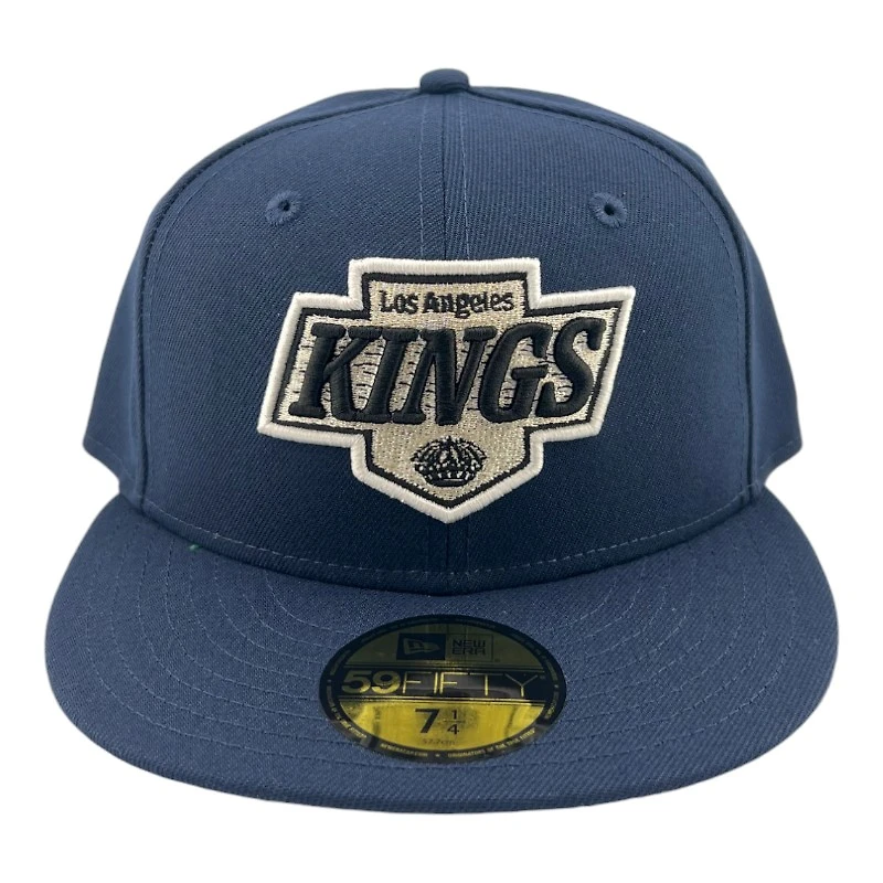 Los Angeles Kings Ocean Blue Basic with Green UV NHL New Era 59FIFTY Fitted Hat
