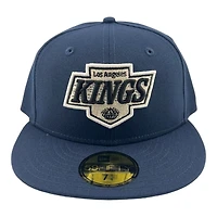 Los Angeles Kings Ocean Blue Basic with Green UV NHL New Era 59FIFTY Fitted Hat