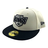 Los Angeles Kings Chrome and Black with Green UV NHL New Era 59FIFTY Fitted Hat