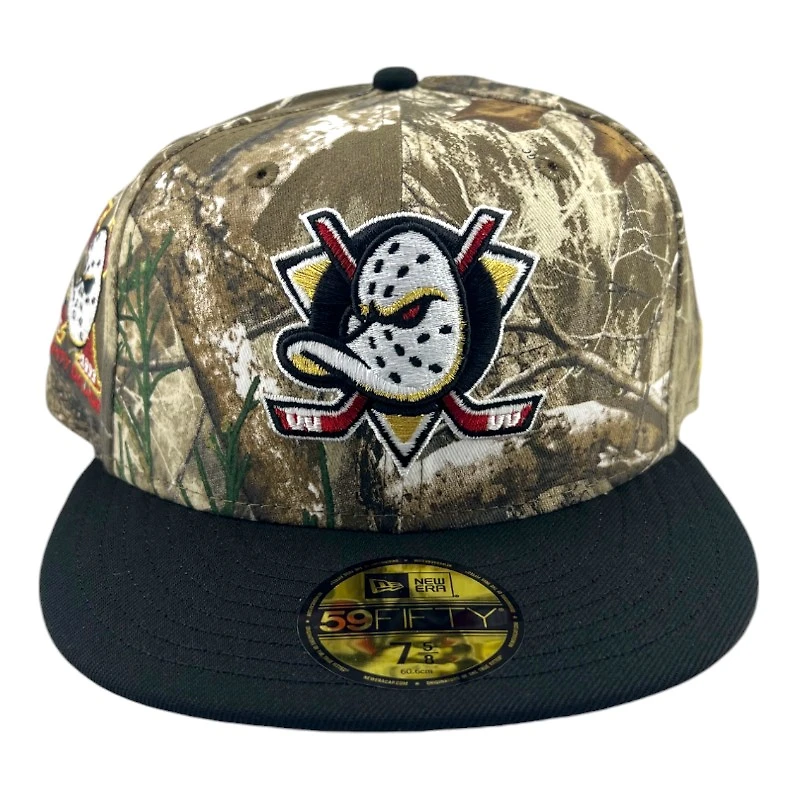 Anaheim Ducks Realtree and Black Est. 1993 Patch Red UV New Era 59FIFTY Fitted Hat