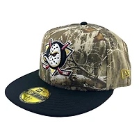 Anaheim Ducks Realtree and Black Est. 1993 Patch Red UV New Era 59FIFTY Fitted Hat