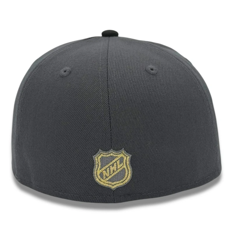 Vegas Golden Knights Graphite and Black Est. 2017 Patch Gray UV New Era 59FIFTY Fitted Hat