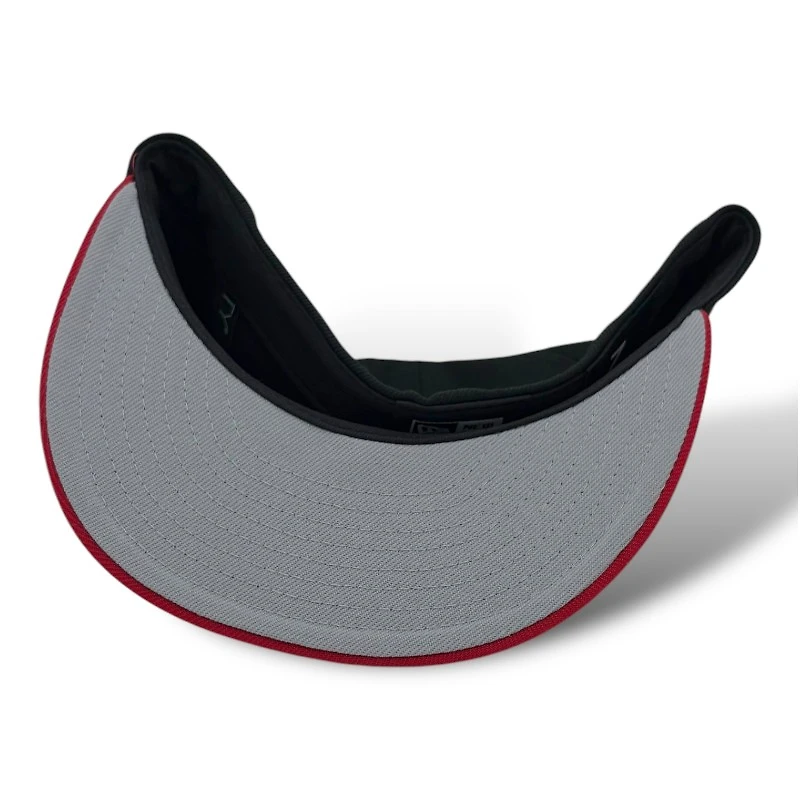 Detroit Red Wings Black and Gray UV New Era 59FIFTY Fitted Hat