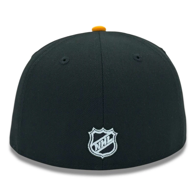 Boston Bruins Black and Yellow Gray UV New Era 59FIFTY Fitted Hat