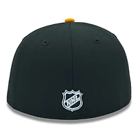 Boston Bruins Black and Yellow Gray UV New Era 59FIFTY Fitted Hat