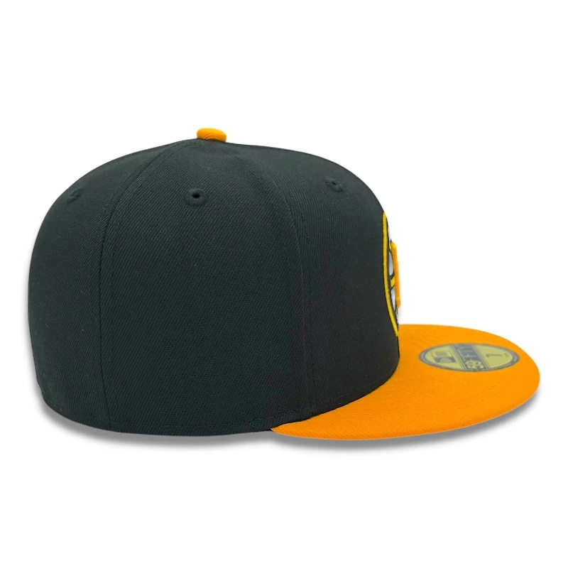 Boston Bruins Black and Yellow Gray UV New Era 59FIFTY Fitted Hat