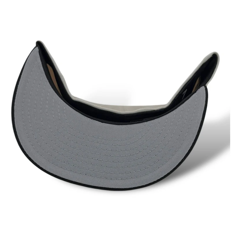 Vegas Golden Knights Stone and Black Western Conference Patch Gray UV New Era 59FIFTY Fitted Hat