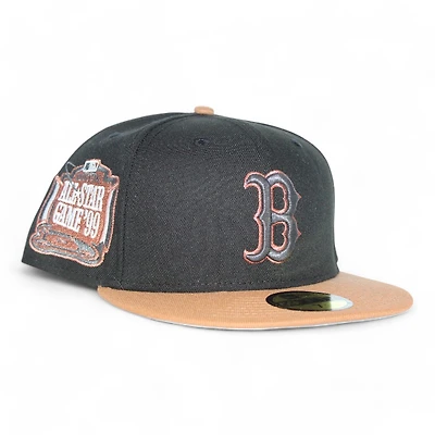 Boston Red Sox Black and Caramel "Thanksgiving Pack" 1999 All Star Game Patch Gray UV New Era 59Fifty Fitted Hat