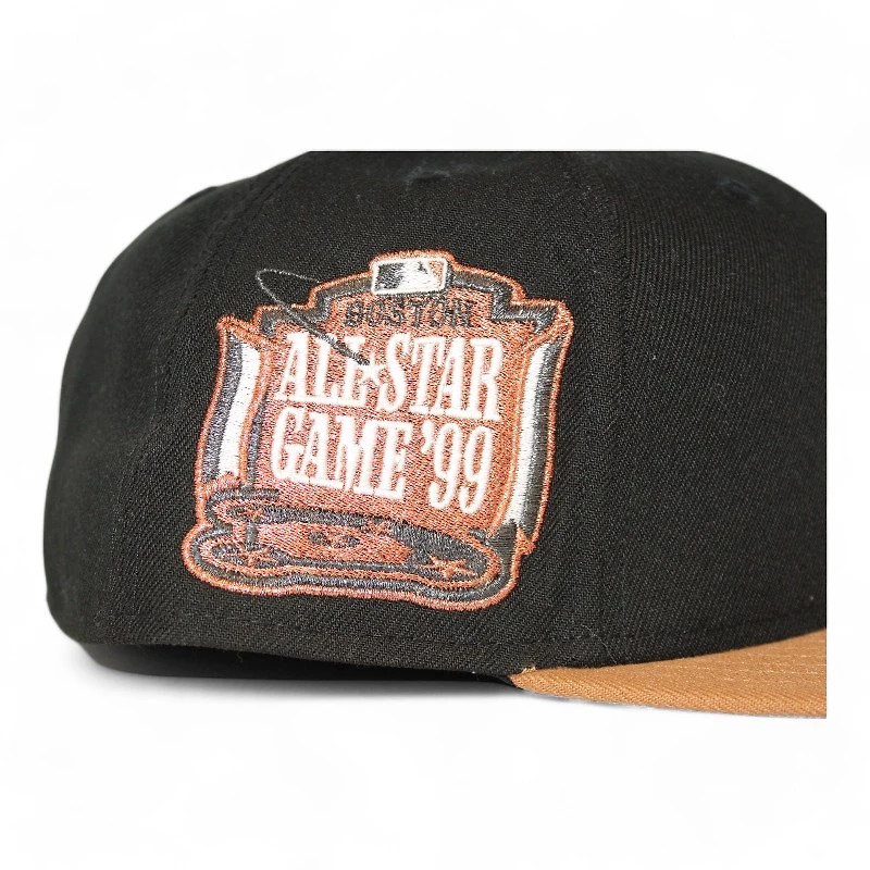 Boston Red Sox Black and Caramel "Thanksgiving Pack" 1999 All Star Game Patch Gray UV New Era 59Fifty Fitted Hat