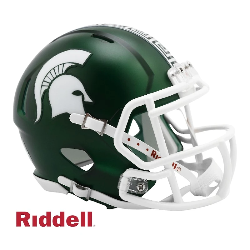 Michigan State Spartans Green Riddell Speed Mini Helmet