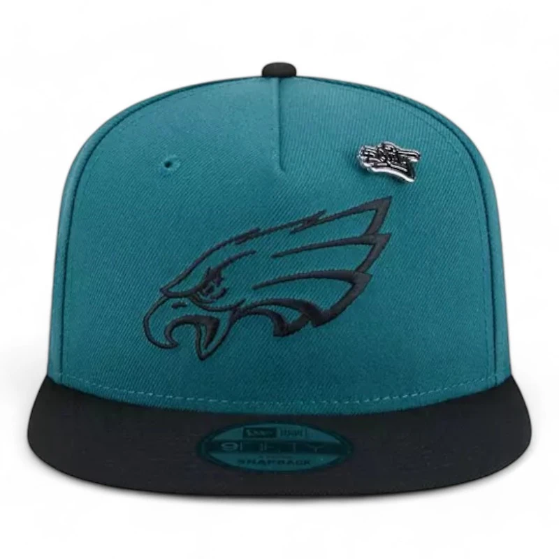 Philadelphia Eagles Green Inspire Change New Era 9FIFTY A-Frame Snapback Hat