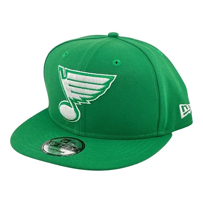 St. Louis Blues Green and White Green UV New Era 9FIFTY Snapback Hat