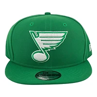 St. Louis Blues Green and White Green UV New Era 9FIFTY Snapback Hat