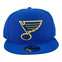 St. Louis Blues Royal Blue and Gray UV New Era 9FIFTY Snapback Hat