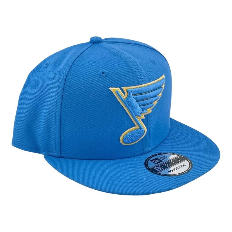 St. Louis Blues Light Blue and Yellow Gray UV New Era 9FIFTY Snapback Hat