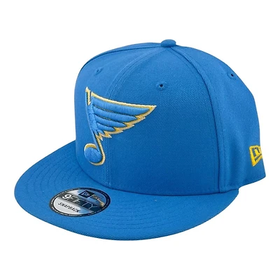 St. Louis Blues Light Blue and Yellow Gray UV New Era 9FIFTY Snapback Hat