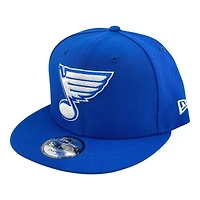 St. Louis Blues Royal Blue and White Gray UV New Era 9FIFTY Snapback Hat