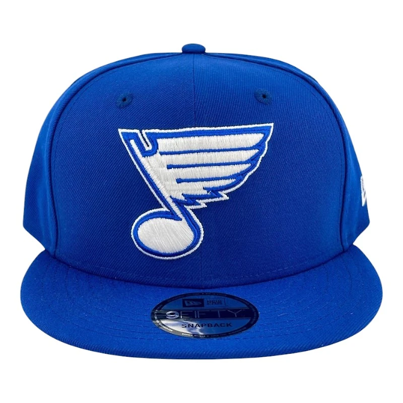 St. Louis Blues Royal Blue and White Gray UV New Era 9FIFTY Snapback Hat