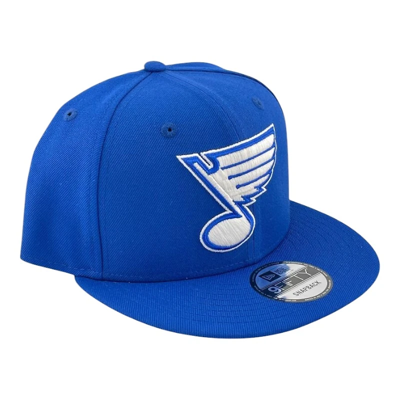 St. Louis Blues Royal Blue and White Gray UV New Era 9FIFTY Snapback Hat