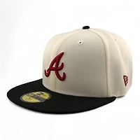 Atlanta Braves Chrome and Black 2000 All Star Game Patch Gray UV New Era 59FIFTY Fitted Hat