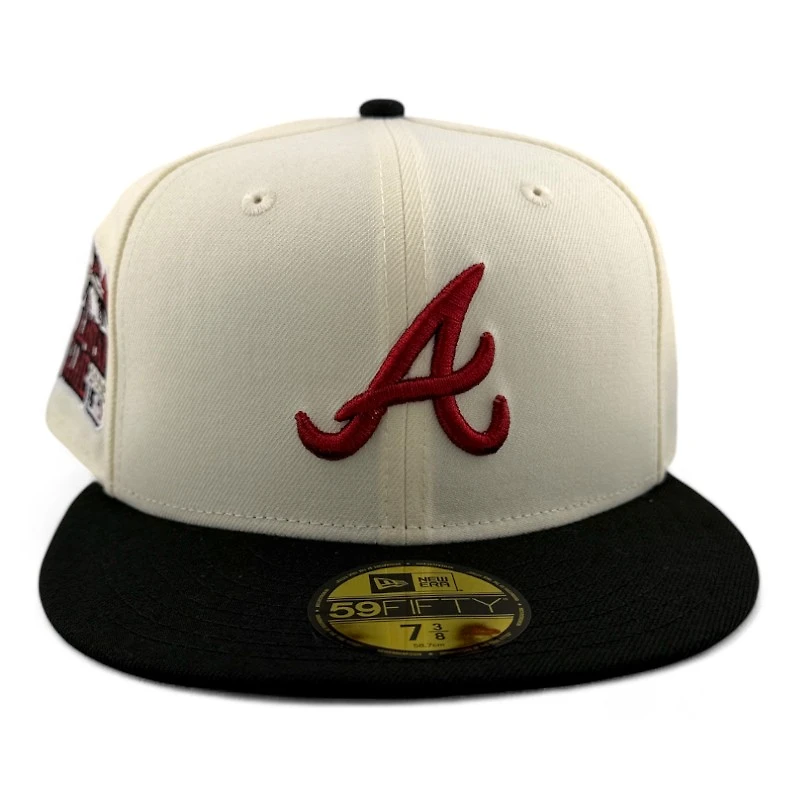 Atlanta Braves Chrome and Black 2000 All Star Game Patch Gray UV New Era 59FIFTY Fitted Hat