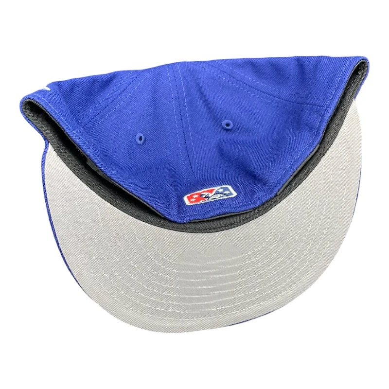Winston-Salem Dash Royal Blue "West Side" Grey UV MiLB New Era 59FIFTY Fitted Hat