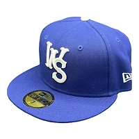 Winston-Salem Dash Royal Blue "West Side" Grey UV MiLB New Era 59FIFTY Fitted Hat