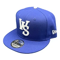 Winston-Salem Dash Royal Blue "West Side" Grey UV MiLB New Era 9FIFTY Snapback Hat