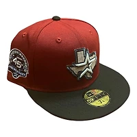 Houston Astros Red and Black 45th Anni Patch Sky Blue UV New Era 59FIFTY Fitted Hat