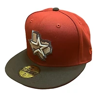 Houston Astros Red and Black 45th Anni Patch Sky Blue UV New Era 59FIFTY Fitted Hat