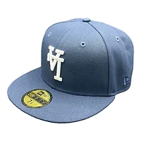 Los Angeles Dodgers Ocean Blue Upside Down LA Green UV 59FIFTY Fitted Hat