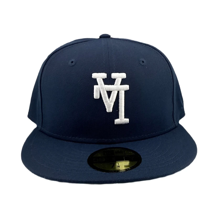 Los Angeles Dodgers Ocean Blue Upside Down LA Green UV 59FIFTY Fitted Hat