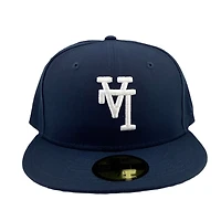 Los Angeles Dodgers Ocean Blue Upside Down LA Green UV 59FIFTY Fitted Hat