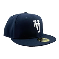 Los Angeles Dodgers Ocean Blue Upside Down LA Green UV 59FIFTY Fitted Hat